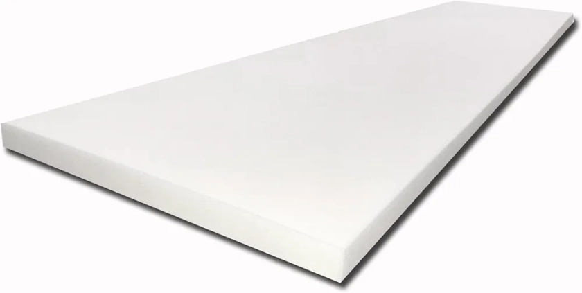 1" X 24" X 84" Upholstery Foam Cushion High Density Standard (Seat Replacement, Upholstery Sheet, Foam Padding)