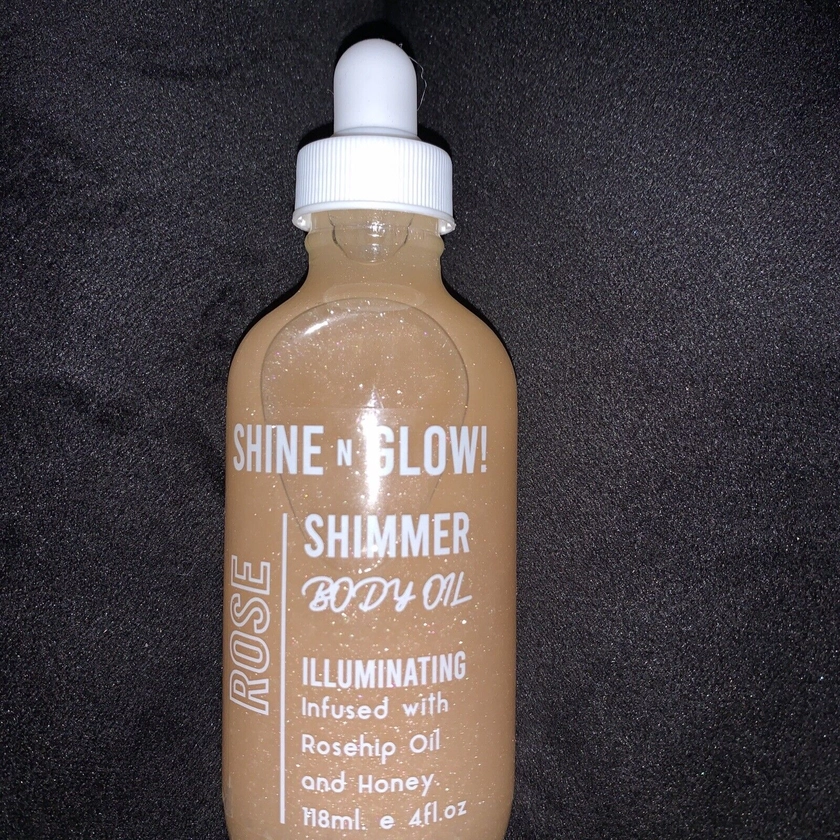 HOME &amp; BODY CO Shine N Glow! Shimmer Body Oil with Rosehip Oil &amp; Honey