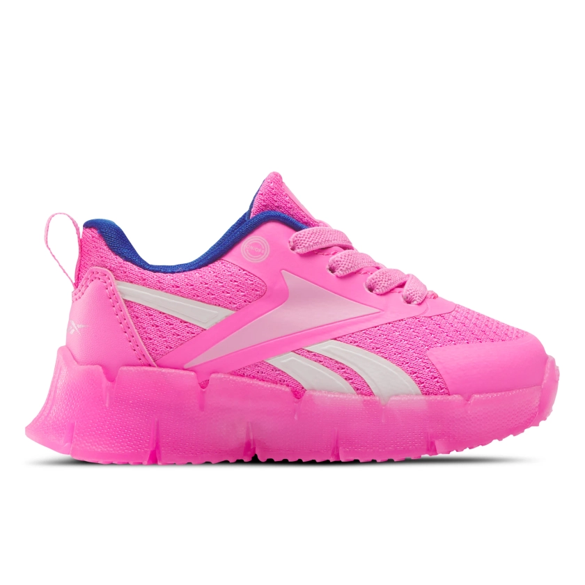 Kids Reebok Reebok x Barbie Zig N' Glow Pink Paradise/Pink Paradise/Astro Rose | The Trybe