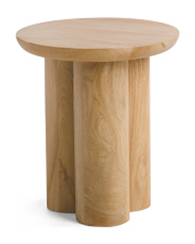 18in Scandinavian Farmhouse Wood Side Table | Home | T.J.Maxx