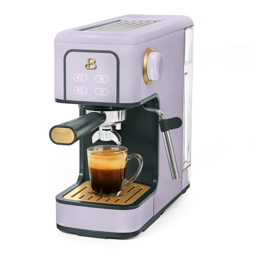 Beautiful Slim Espresso Maker with 20-Bar Pressure, Lavender by Drew Barrymore - Walmart.com