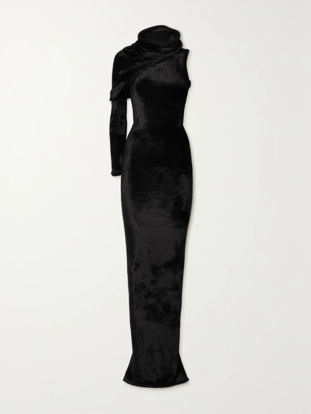 ALAÏA Convertible chenille gown | NET-A-PORTER