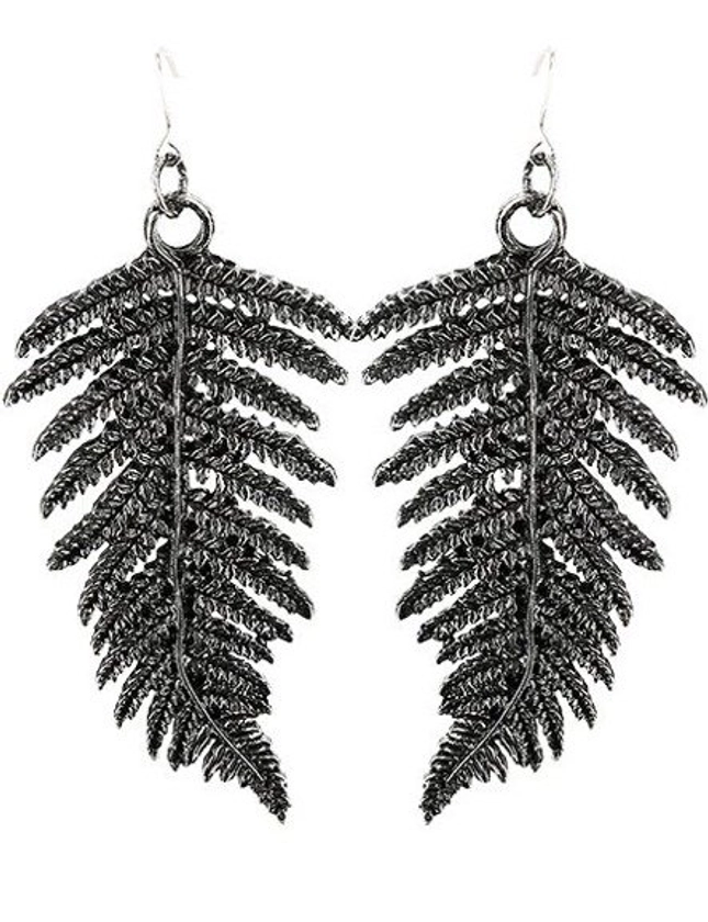 FERN EARRINGS SILVER