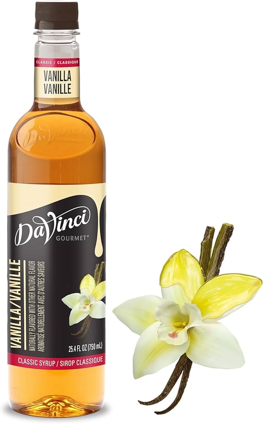 DaVinci Gourmet Classic Vanilla Syrup, 25.4 Fluid Ounces (Pack of 1)