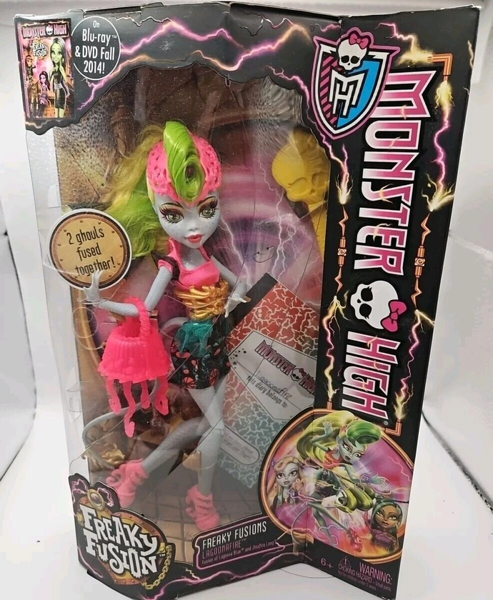 NIB! 2013 MONSTER HIGH FREAKY FUSION LAGOONAFIRE DOLL!