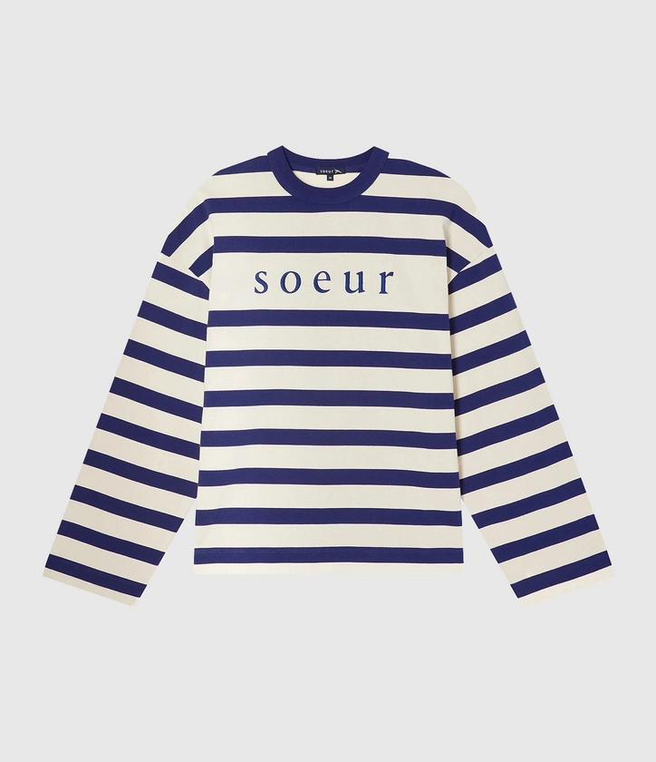 SOEUR - Tee-Shirt Archie Ecru Marine