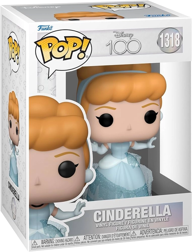 Funko Pop! Disney: Disney 100 - Cinderella - Figurine en Vinyle à Collectionner - Idée de Cadeau - Produits Officiels - Jouets pour Les Enfants et Adultes - Movies Fans : Amazon.fr: Jeux et Jouets