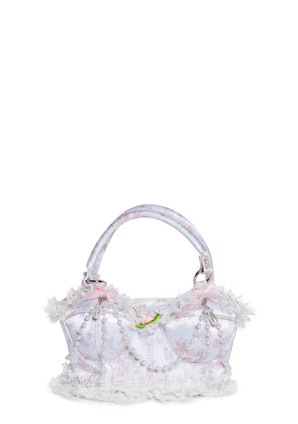 Sugar Thrillz Bustier Regency Handbag With Pearls - Multi