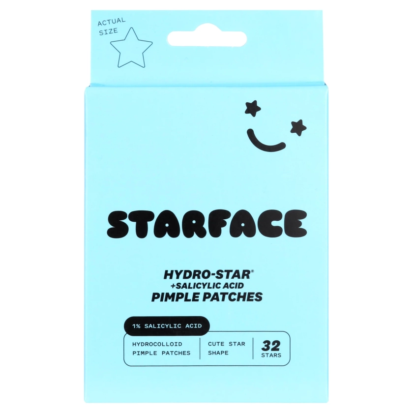 Starface Salicylic Acid Hydro-Star Pimple Patches 32 Count for All Skin Types