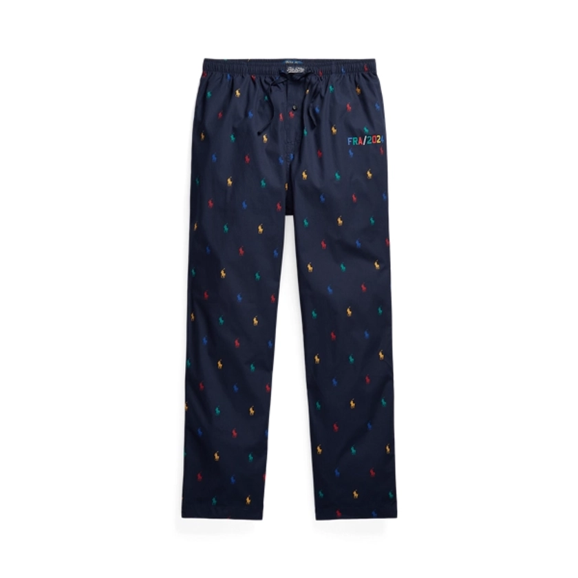 Pantalon de pyjama à poney en popeline pour homme | Ralph Lauren® FR