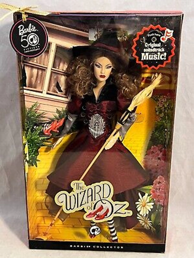 Barbie Wicked Witch Of The East Wizard of Oz Silver Label 50th Anniversary NRFB