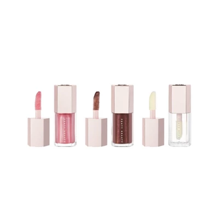 Fenty Snackz by Fenty Beauty by Rihanna Lil Gloss Bomb Trio Mini Lip Gloss Set - 0.18 fl oz/3pc - Ulta Beauty