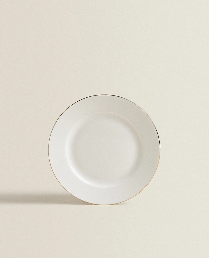 PRATO DE PÃO BONE CHINA COM FIO - Louça completa - SALA DE JANTAR - JOGO DE JANTAR | Zara Home Brasil | Zara Home Brasil