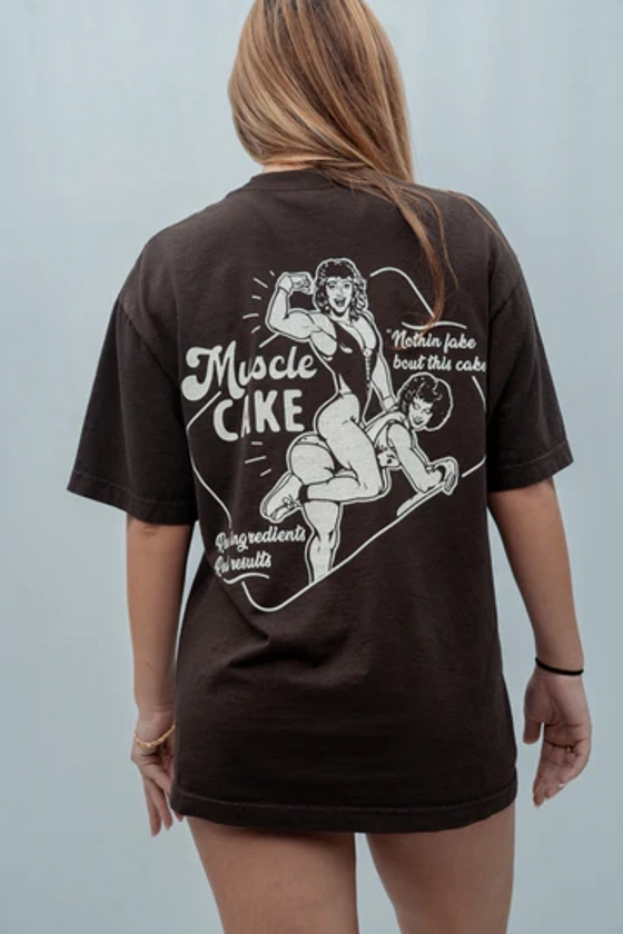 MUSCLE CAKE OVERSIZED TEE