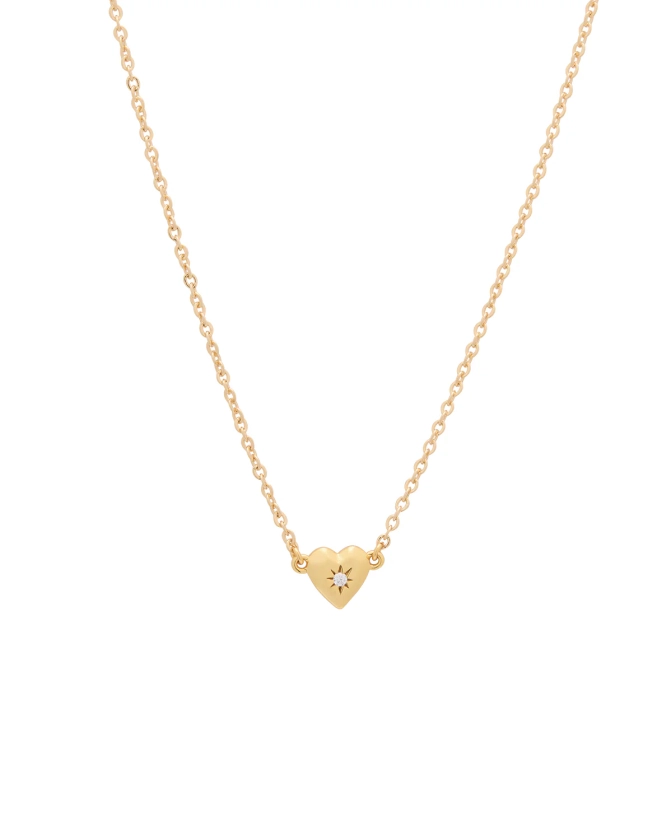 Amour Heart Necklace | 18K Gold Filled