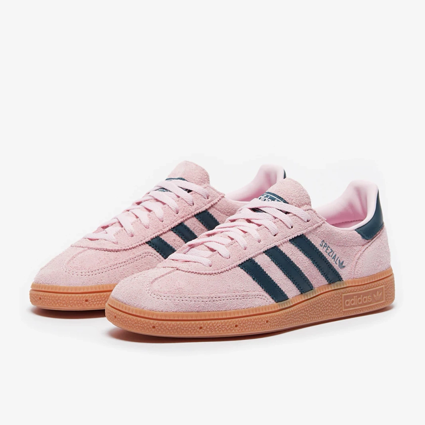 adidas Originals Womens Handball Spezial - Clear Pink/Arctic Night/Gum 2 - Trainers - Womens Shoes | 