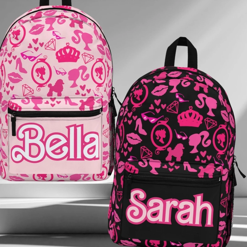 Personalized, Teen Girl Backpack, Cosmetic Bag, Custom Pencil Case, Tween Girls Gifts, Youth Backpack, Ballet Bag, Personalized Makeup bag