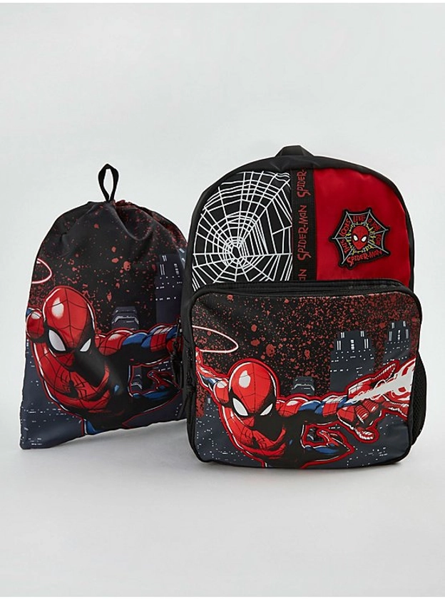 Marvel Spider-Man Splatter Backpack and Swim Bag