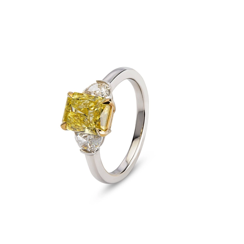 Intense Yellow Diamond Ring - Etsy.de