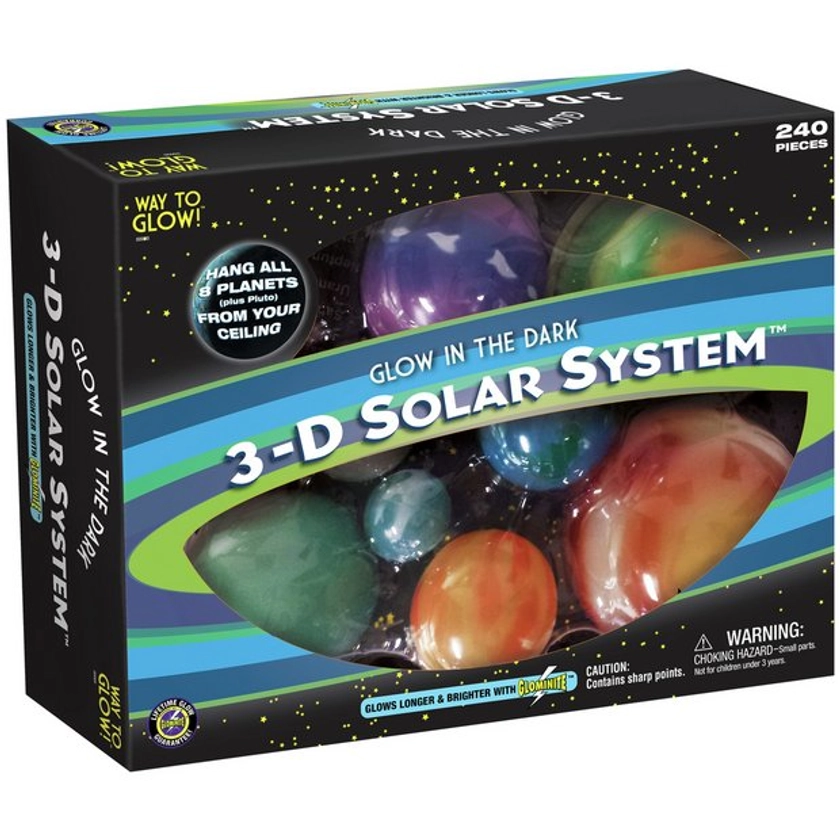 Buy Great Explorations Space Glow in the Dark 3D Solar System | Discovery and science toys | Argos