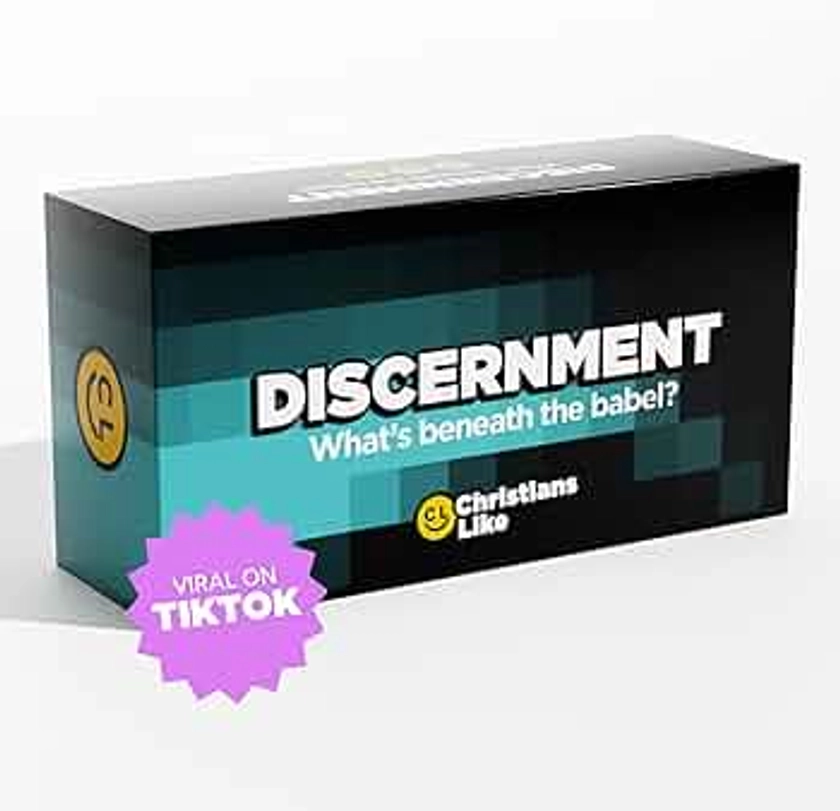 Discernment - What’s Beneath The Babel? - Christian Gift - Guess Bible and Christian Phrases - Fun Game for Families, Friends, Youth Groups, and Bible Studies - Perfect for Game Night