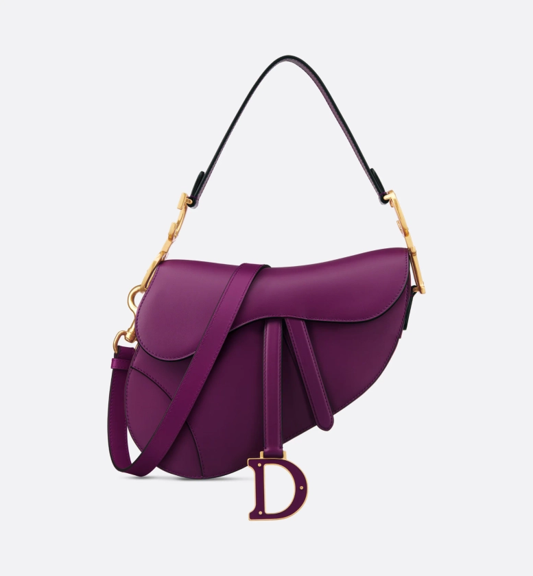Saddle Bag with Strap Mulberry Smooth Calfskin | DIOR