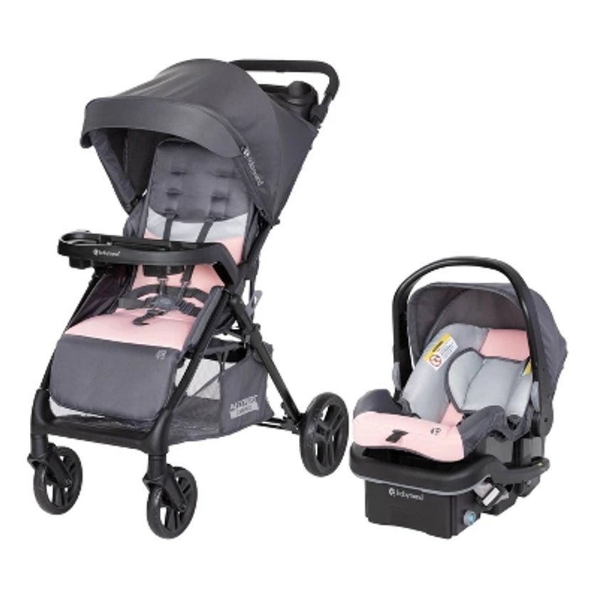 Baby Trend Passport Bassinet Travel System with EZ-Lift PLUS Car Seat- Dash Pink