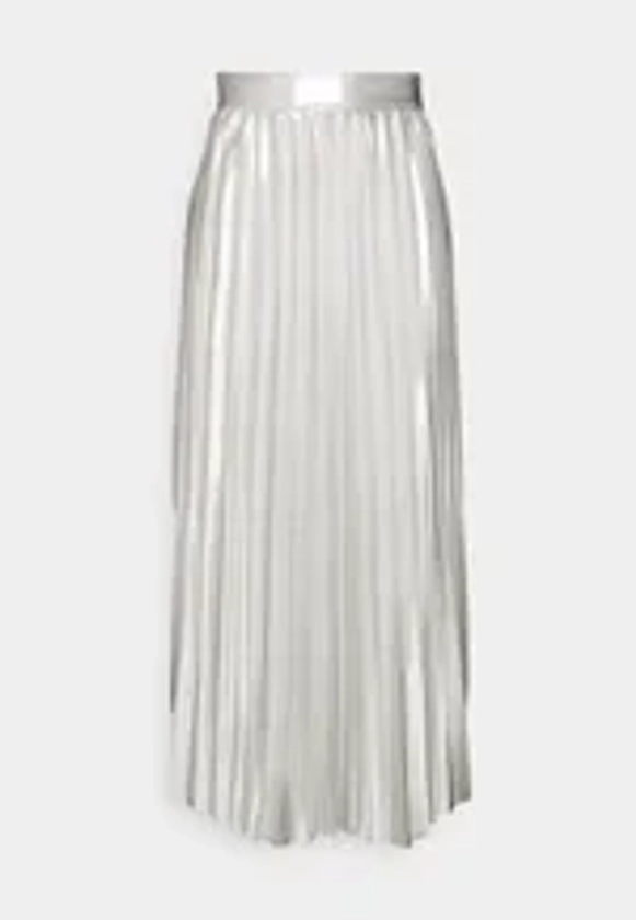 ONLY Tall ONLHAILEY PLEATED SKIRT - Jupe plissée - silver-coloured/argenté - ZALANDO.FR