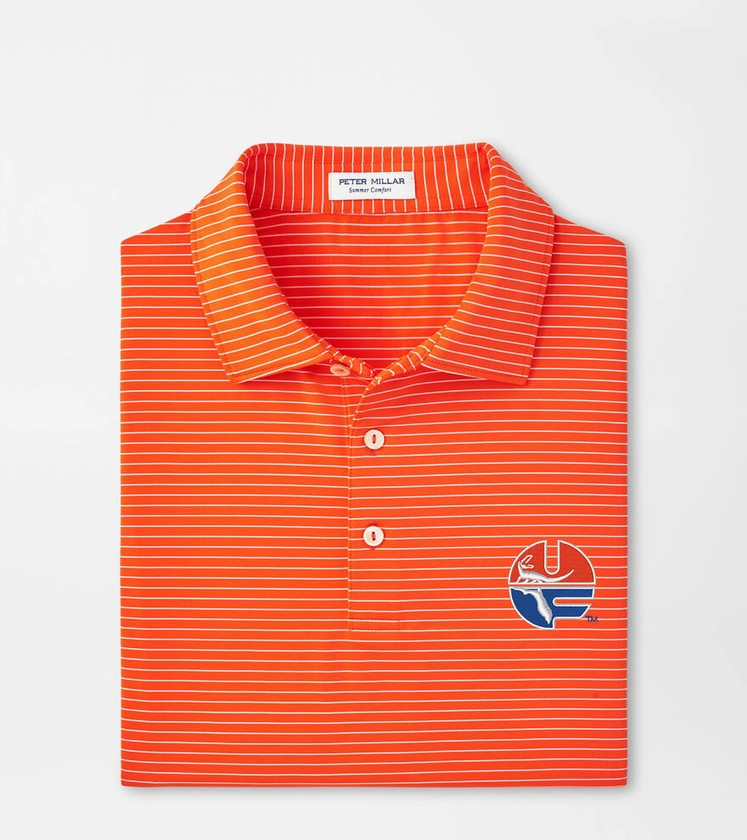 Florida Vault Hemlock Performance Jersey Polo | Men's Collegiate Apparel | Peter Millar