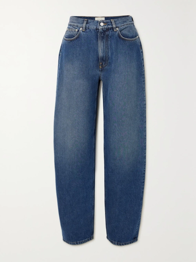 LOULOU STUDIO + NET SUSTAIN Samur high-rise straight-leg organic jeans | NET-A-PORTER