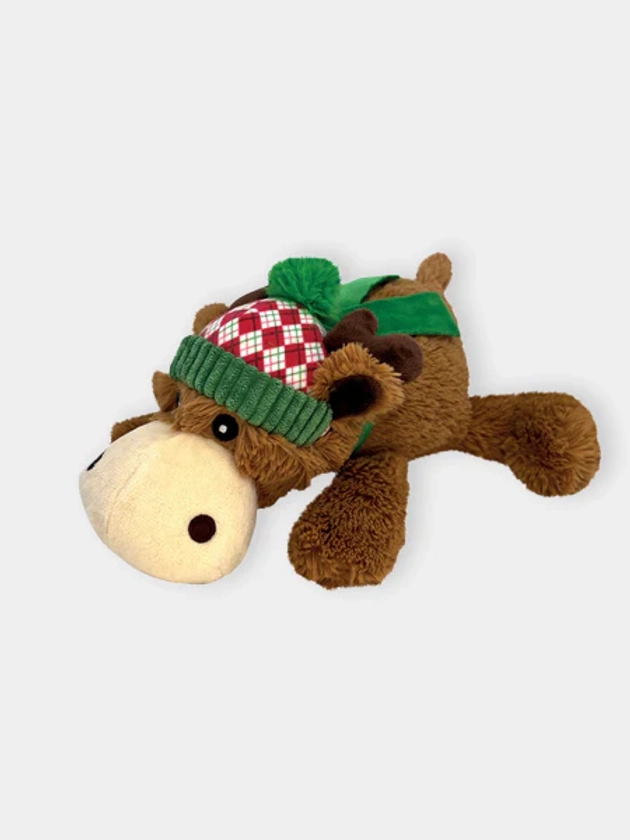 Peluche de Noël pour chien - KONG Holiday Cozies Reindeer - inooko