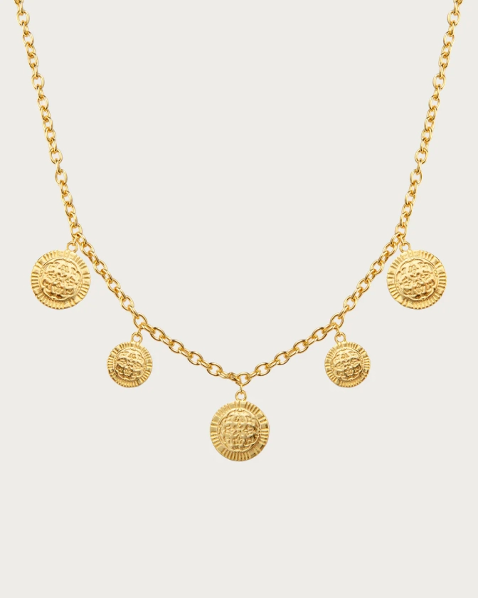 Golden Hojas Necklace| En Route Jewelry | En Route Jewelry