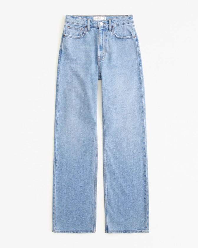 Women's High Rise 90s Relaxed Jean | Women's | Abercrombie.com