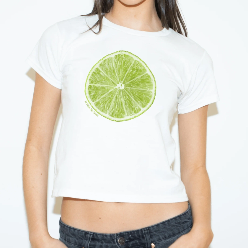 'Lime' baby tee