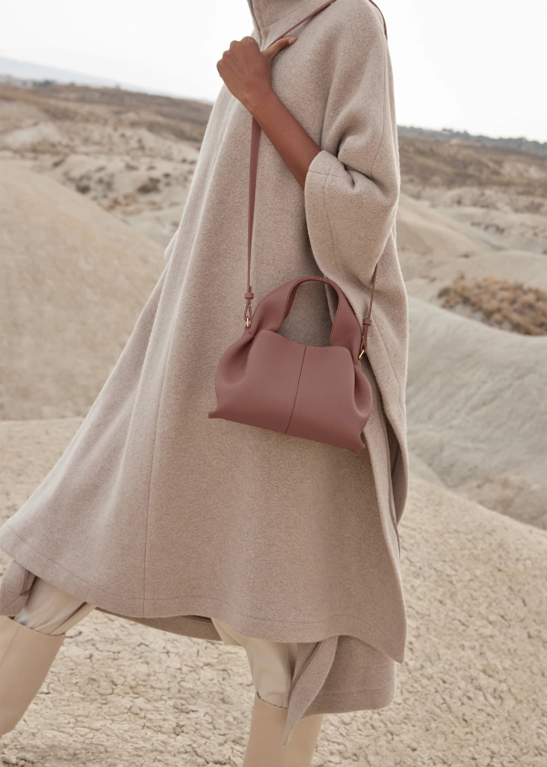 Polène | Sac - Numéro Neuf Mini - Blush Grainé