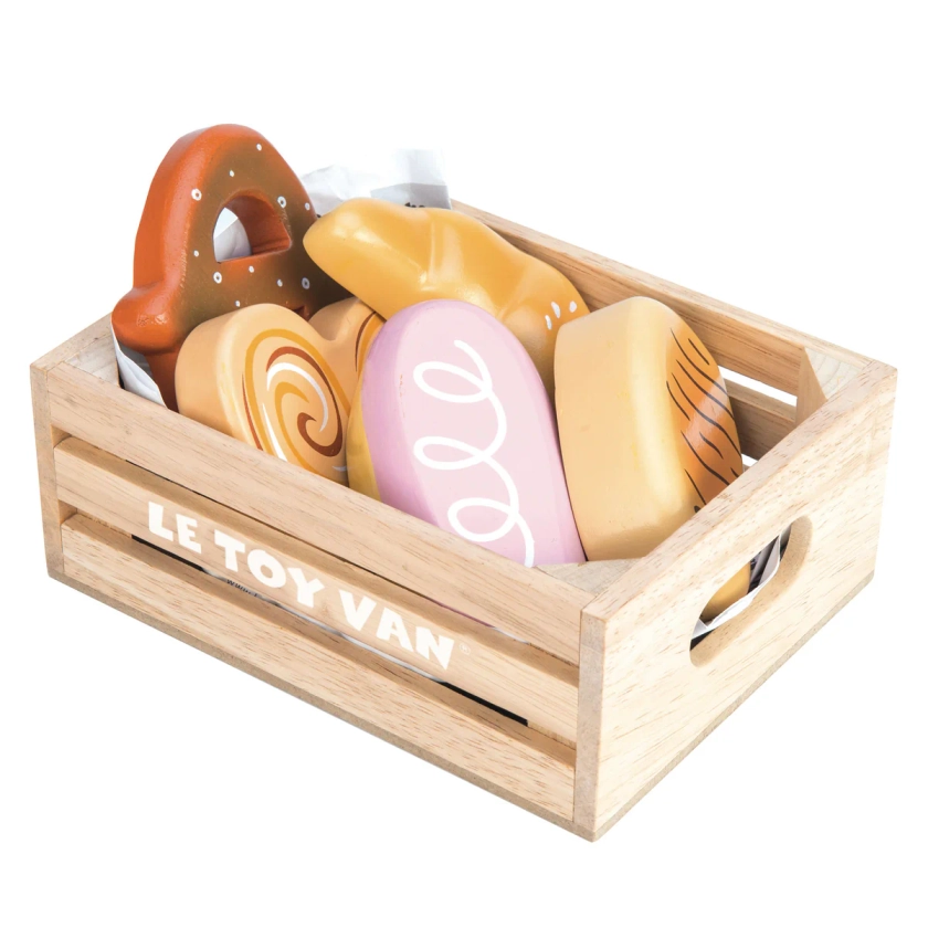 Baker's Basket Crate | Wooden Play Food Toys | Le Toy Van