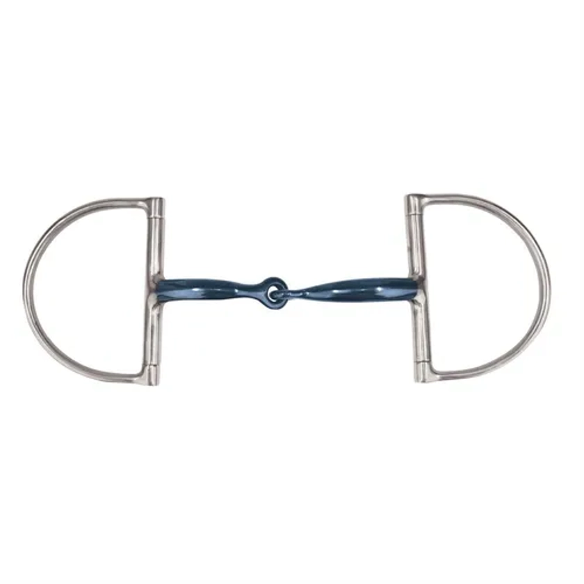 JP by Korsteel® Blue Steel Single-Jointed D-Ring Bit | Dover Saddlery