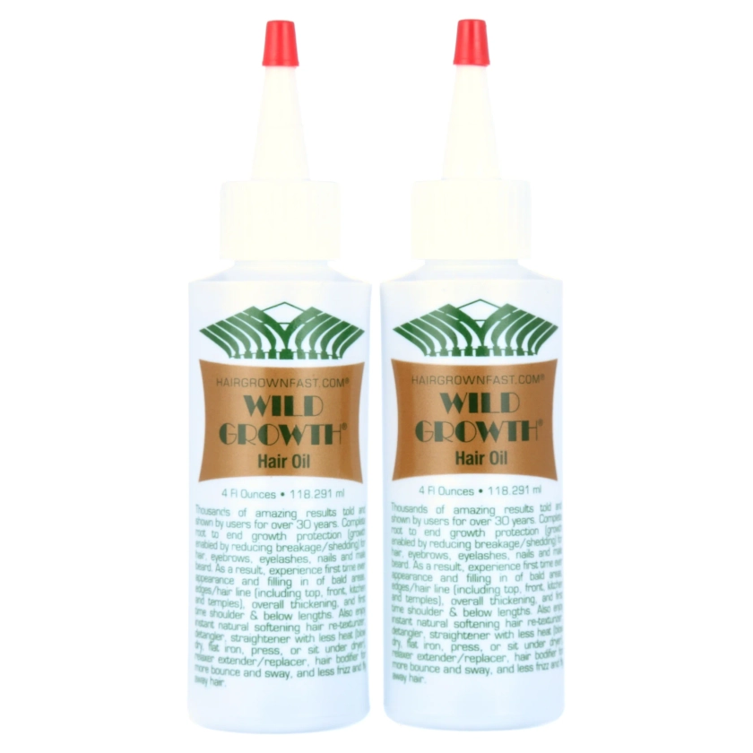 Wild Growth Hair Oil 4oz Pack of 2