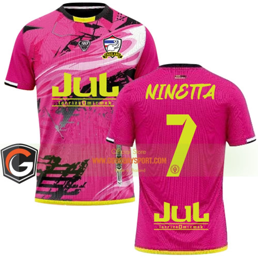 Maillots thailande MM9 Maillots NINETTA#7 Limited Edition ( Rose ) – Gooddaysport