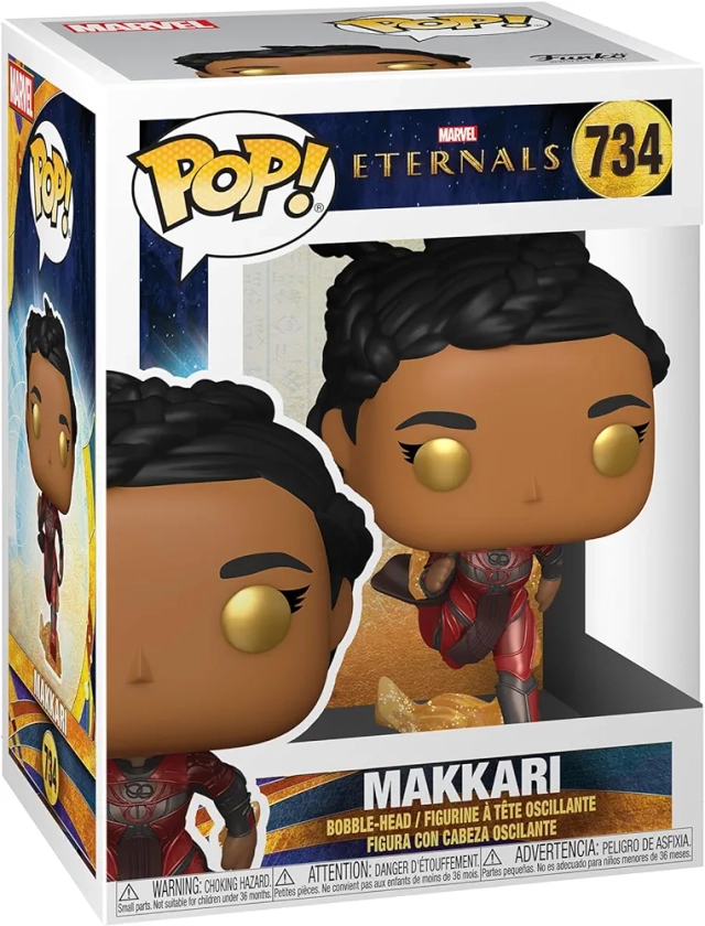 Funko Pop! Marvel: Eternals - Makkari - The Eternals - Figurine en Vinyle à Collectionner - Idée de Cadeau - Produits Officiels - Jouets pour Les Enfants et Adultes - Movies Fans
