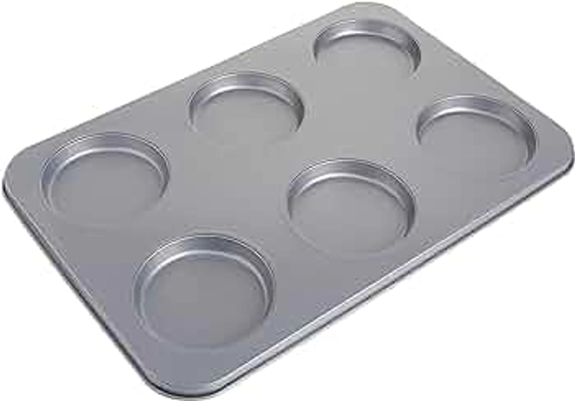 (Silver) - Cuisinart AMB-6MTP CuisinartTM Sheet of 6 Cup Muffin Top Pan