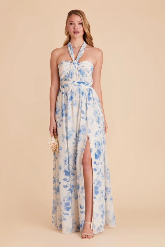 Grace Convertible Dress - Blue Rococo Floral