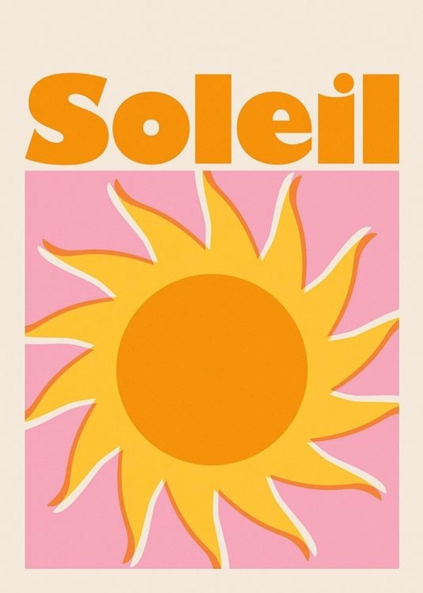 Soleil Plakat