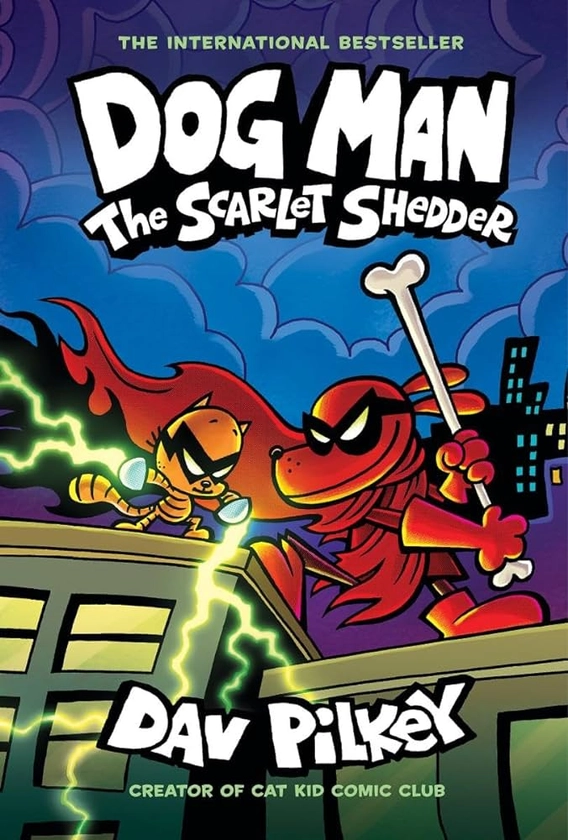 Dog Man 12: The Scarlet Shedder (the latest laugh-out-loud, full-colour book in the million-copy selling series!): Amazon.co.uk: Pilkey, Dav: 9781338896435: Books