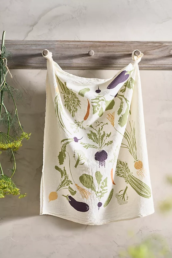 Veggie Garden Dish Towel