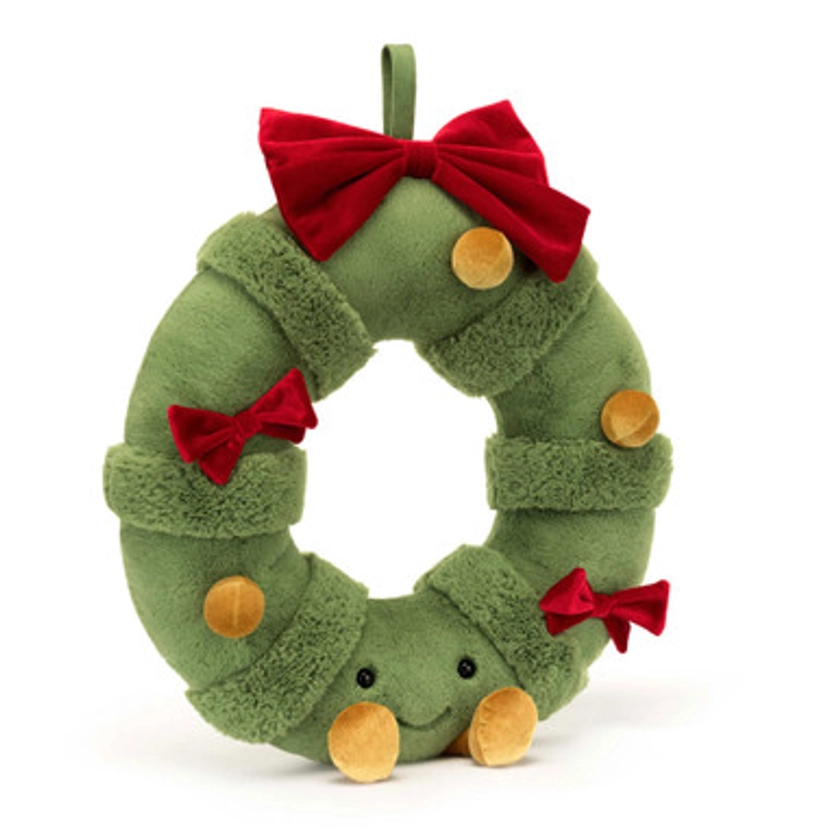 Amuseables Decorated Christmas Wreath