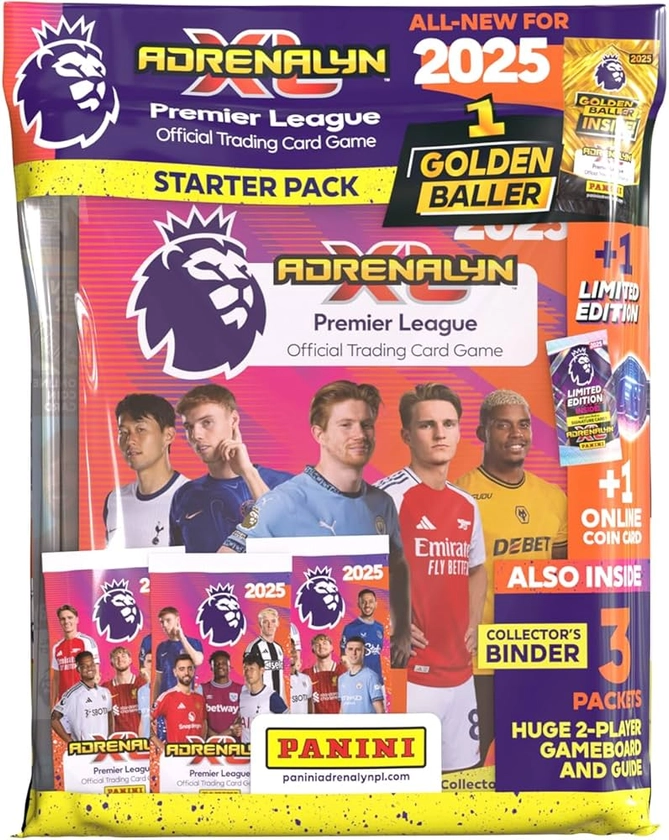 Panini Premier League 2024/25 Adrenalyn XL Starter Pack, Mixed : Amazon.co.uk: Outlet