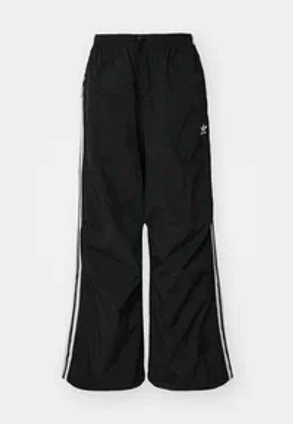 3-STRIPES WOVEN PARACHUTE - Pantalon de survêtement - black