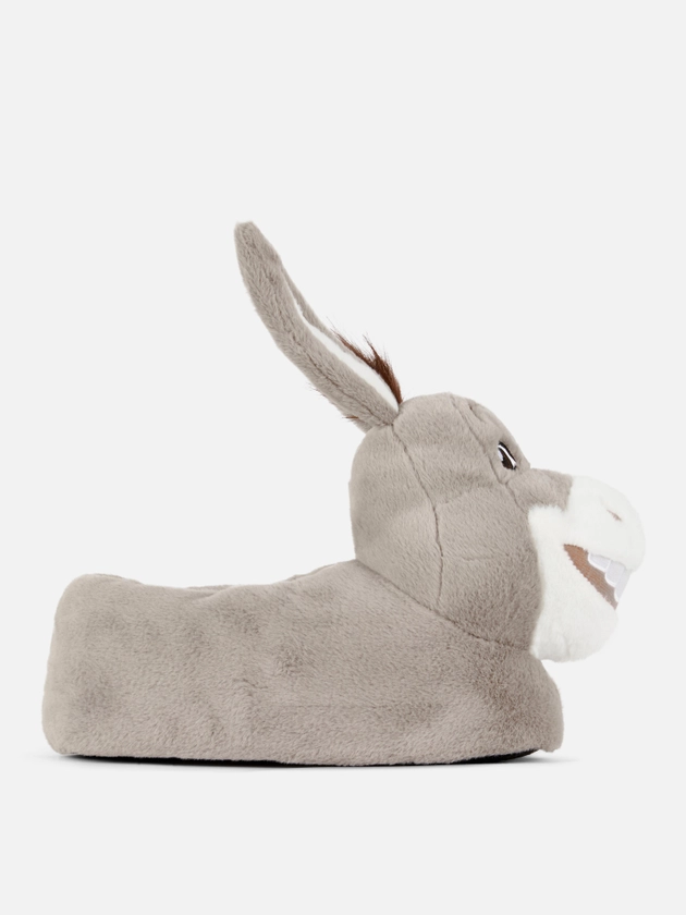 Chaussons peluche Shrek L’Âne