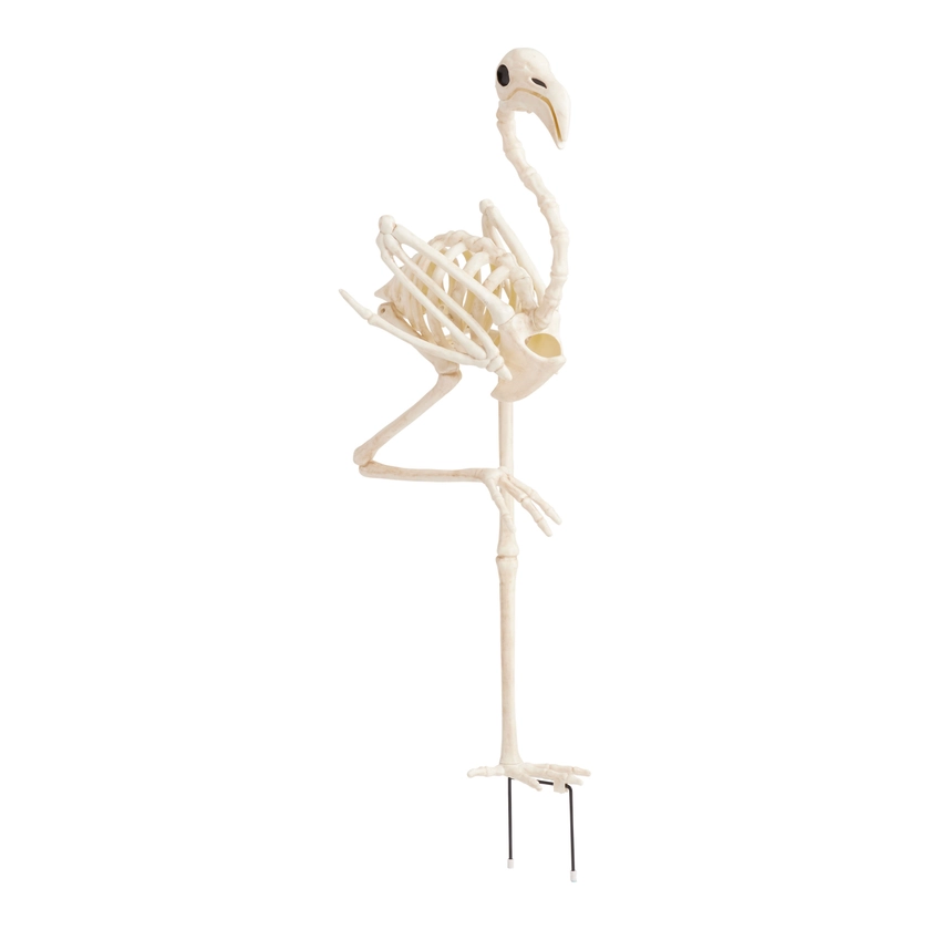 Flamingo Skeleton Lawn Ornament - World Market